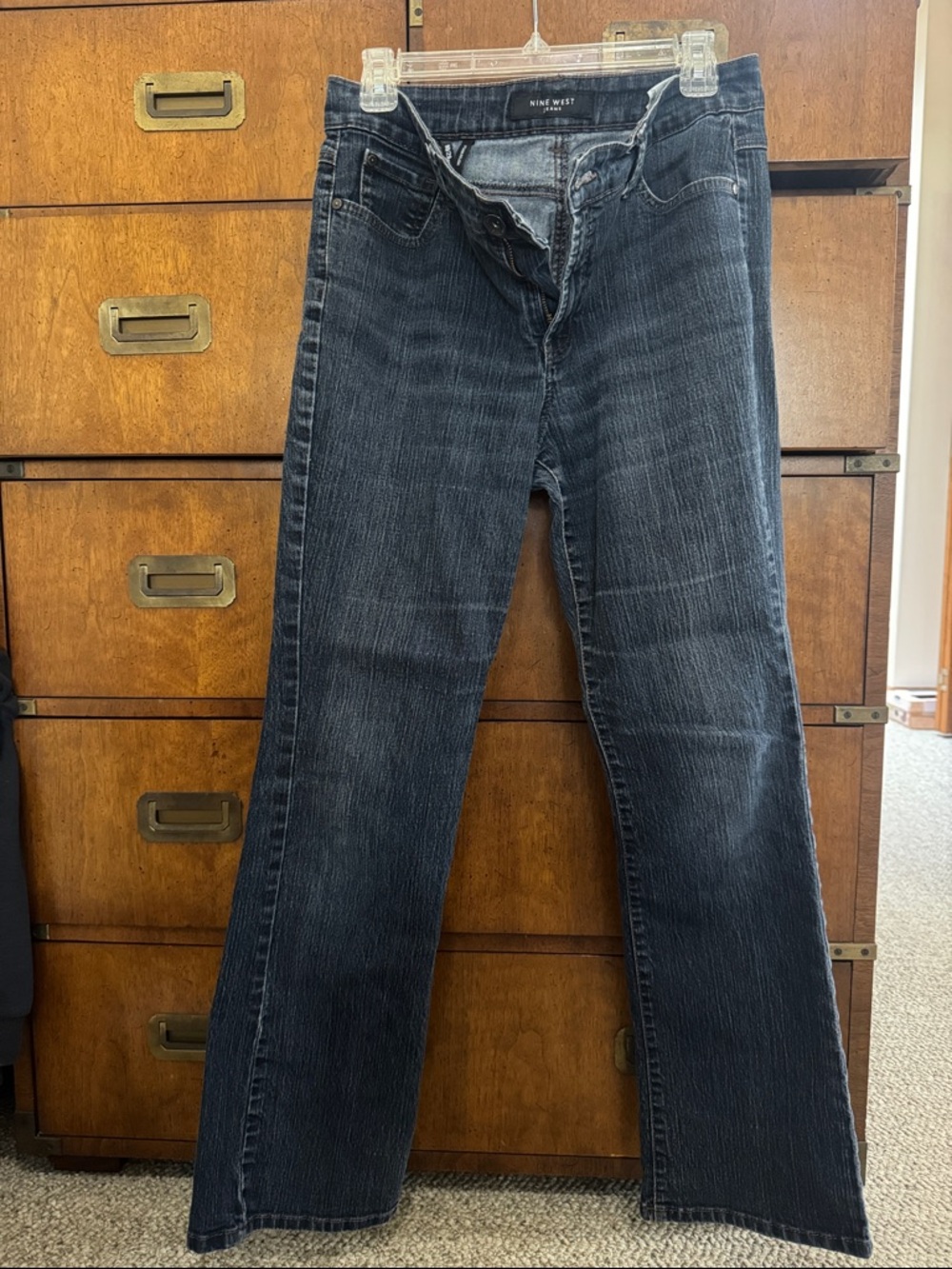 Nine West Women's Dark Indigo Bootcut Jeans
